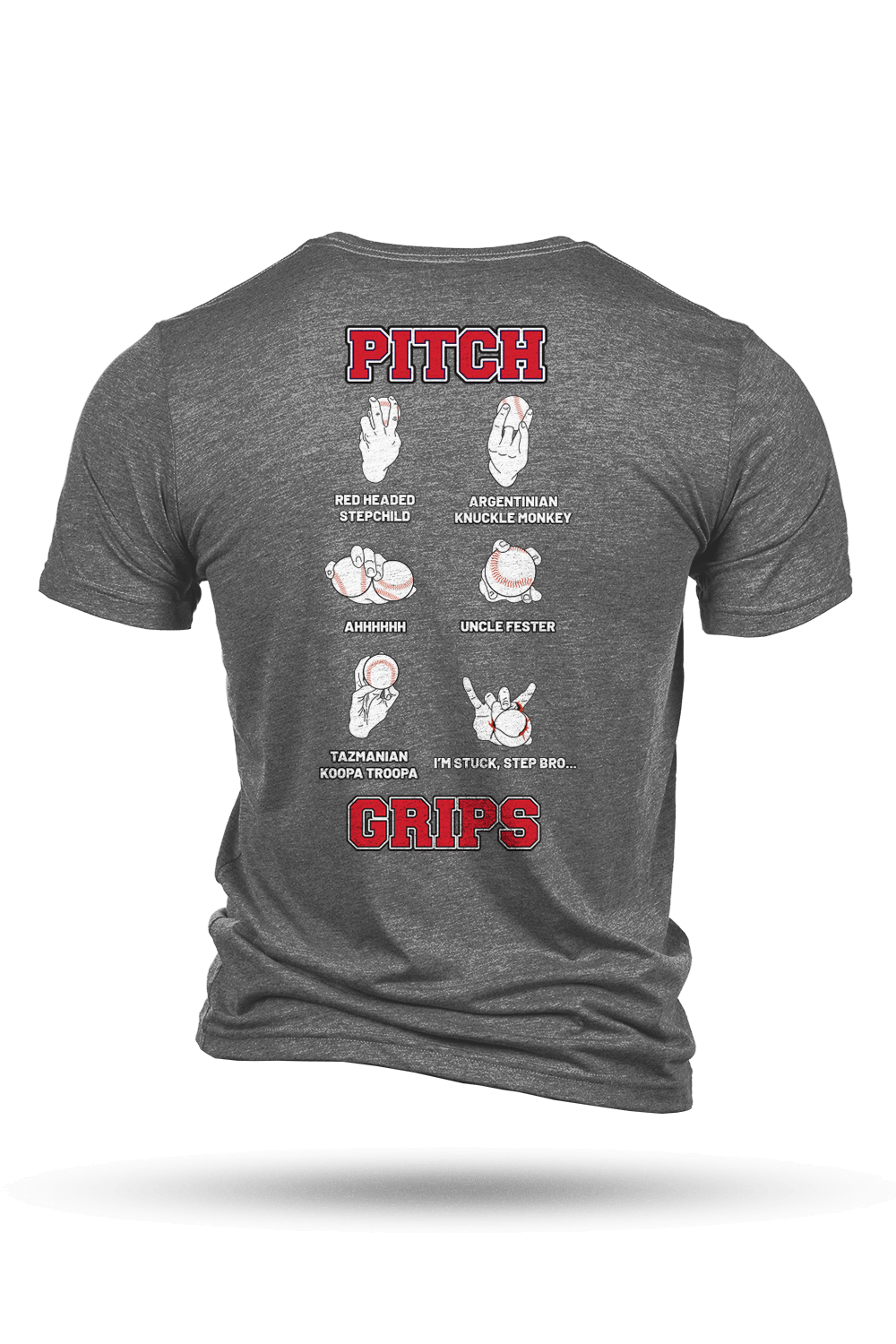 Austin Schultz - Pitch Grip Diagram - T-Shirt
