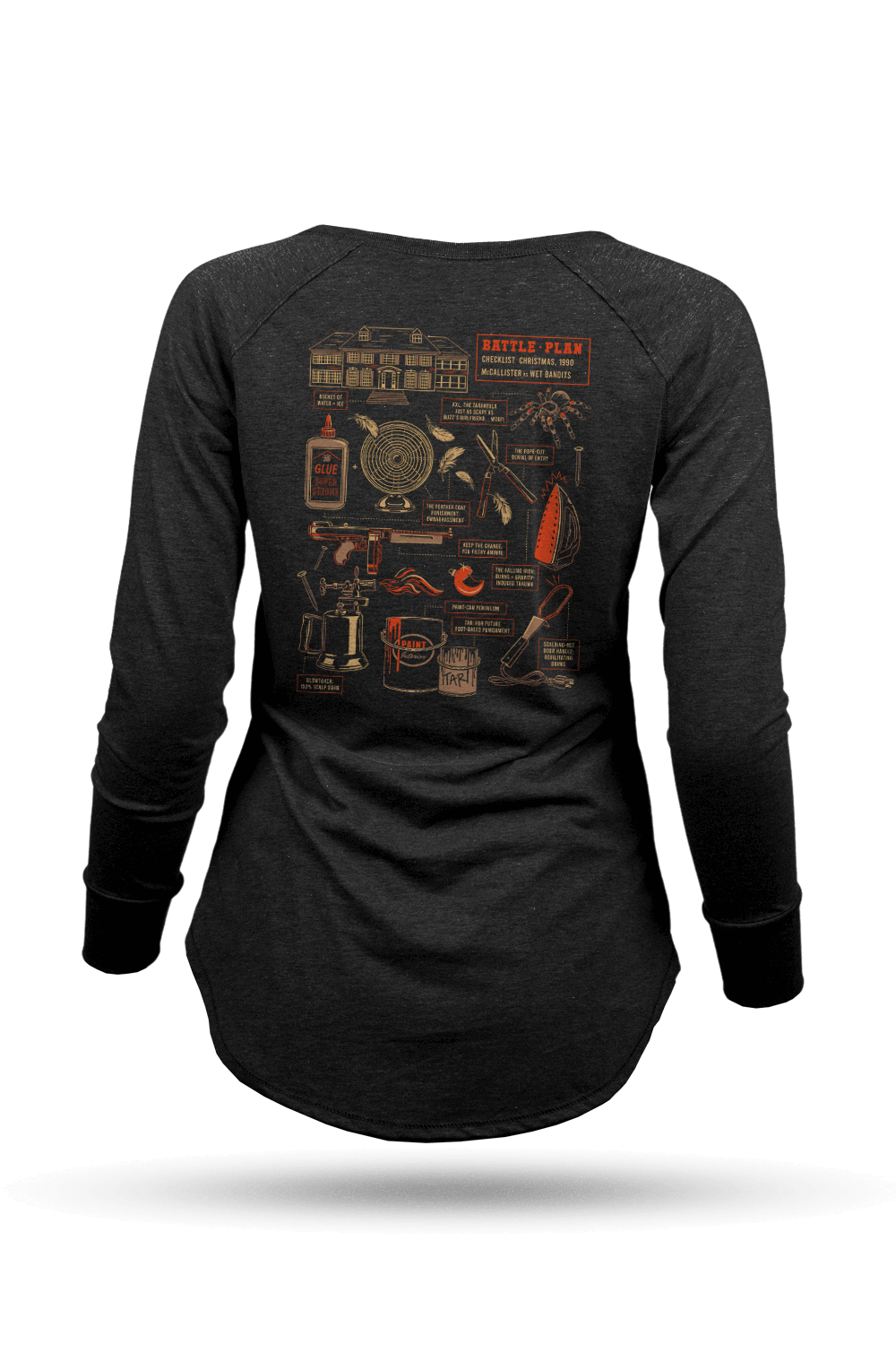 Battle Plan '90 - Women's Long - Sleeve Shirt