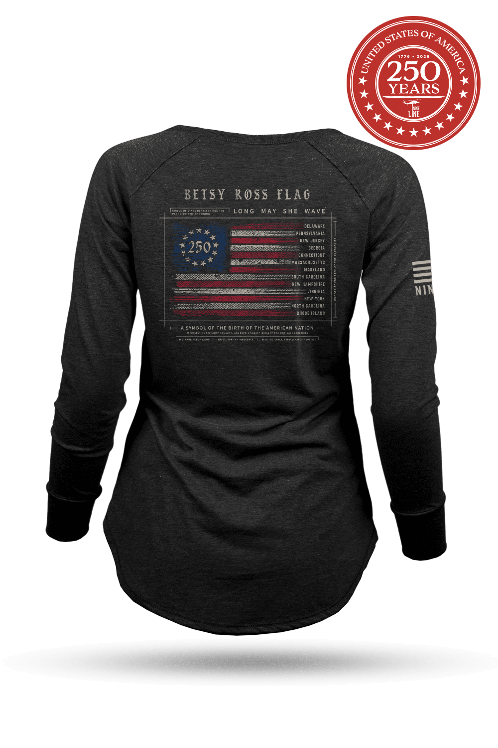 Betsy 250th - Women's Long - Sleeve Shirt