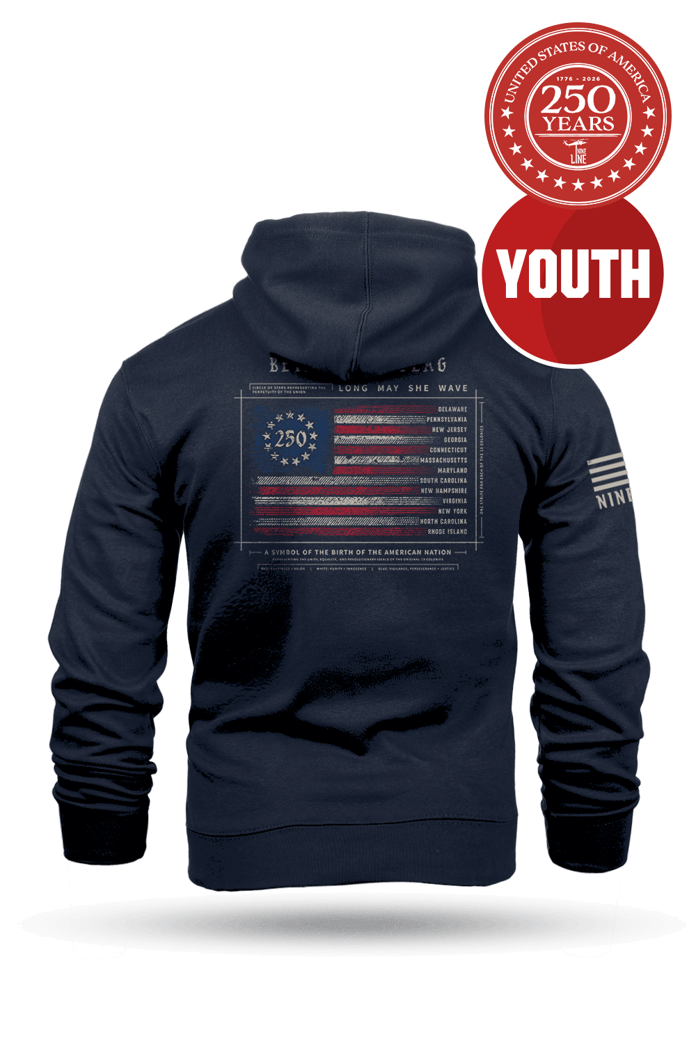 Betsy 250th - Youth Hoodie