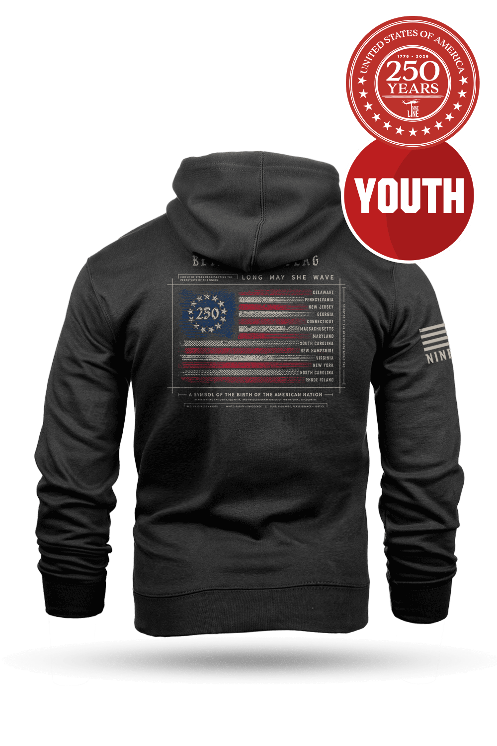 Betsy 250th - Youth Hoodie