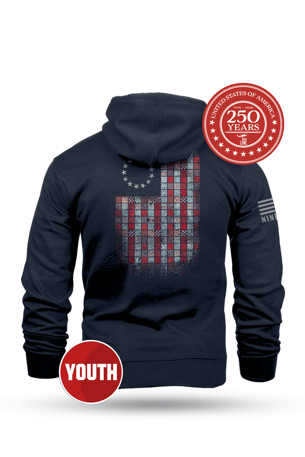 Betsy Quilt - Youth Hoodie