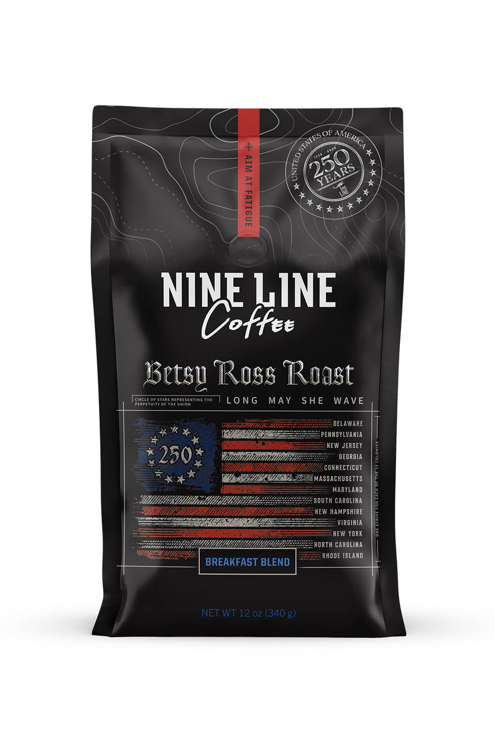 Betsy Ross Breakfast Blend - Ground Coffee | 12OZ
