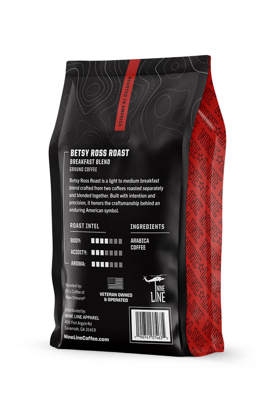 Betsy Ross Breakfast Blend - Ground Coffee | 12OZ