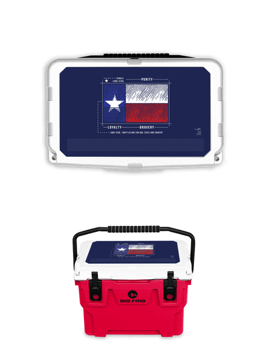 Big Frig Cooler - TX Flag Schematic