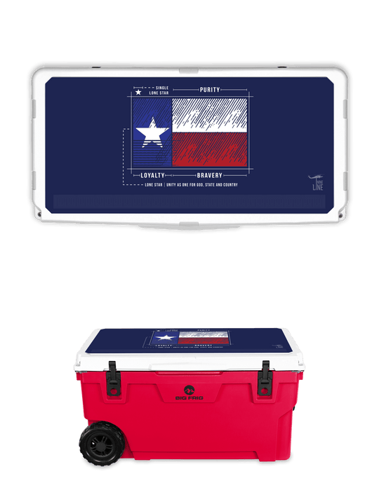 Big Frig Cooler - TX Flag Schematic