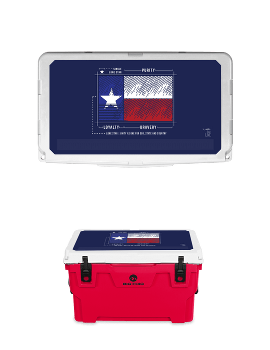 Big Frig Cooler - TX Flag Schematic