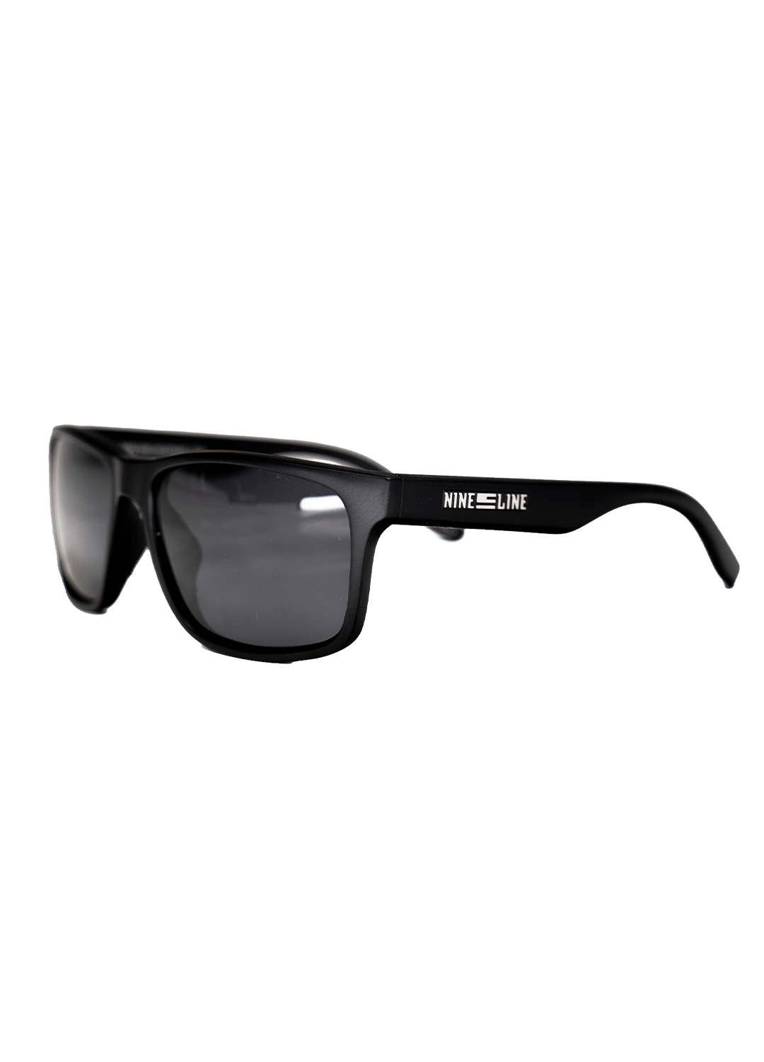 Nine Line Sunglasses Black Frame Smoke Lens