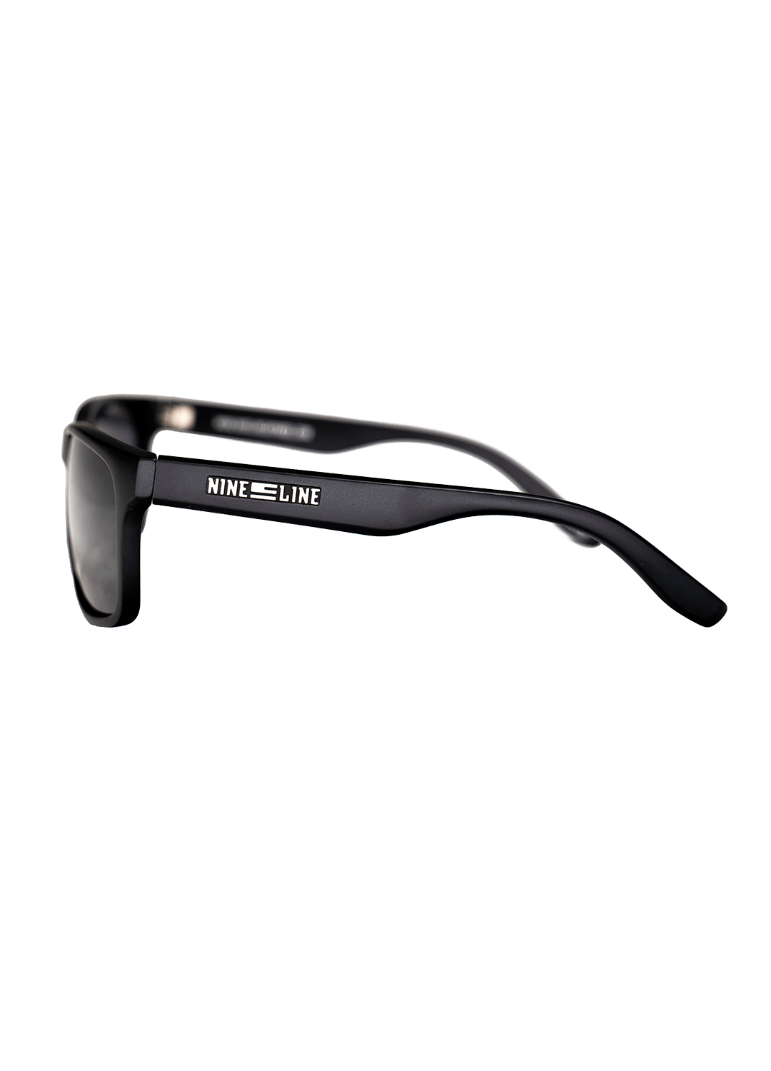 Nine Line Sunglasses Black Frame Smoke Lens