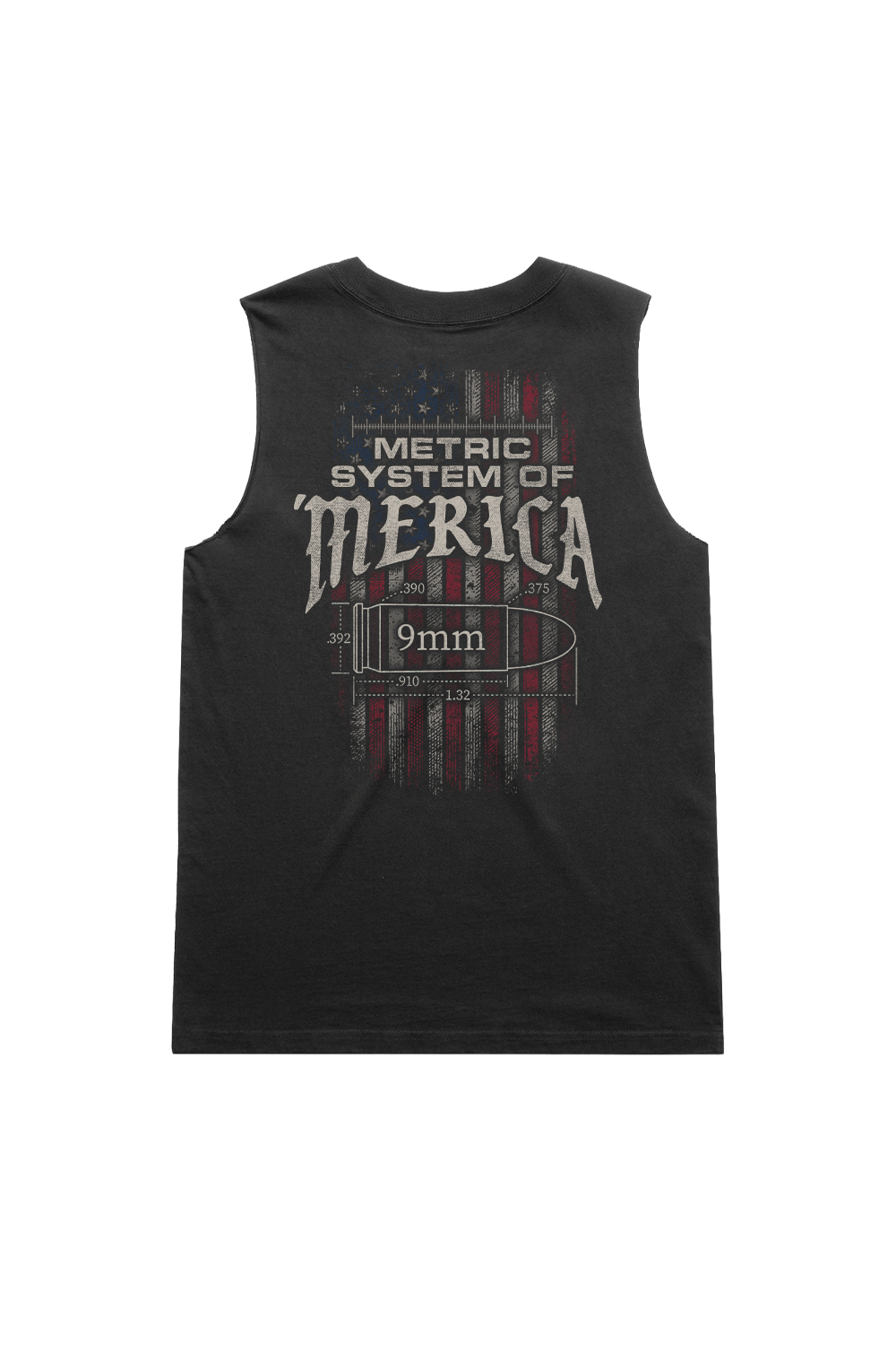 Merica Metric System - Women's Boyfriend Tank Top