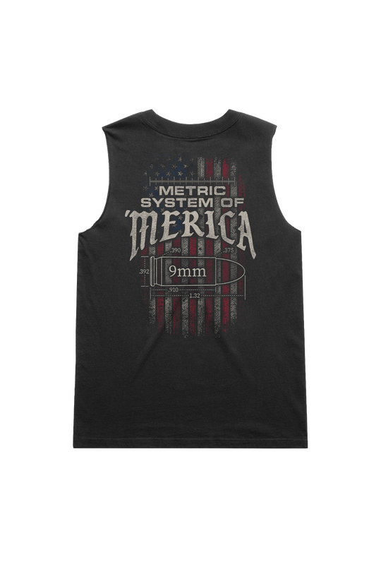 Merica Metric System - Women's Boyfriend Tank Top