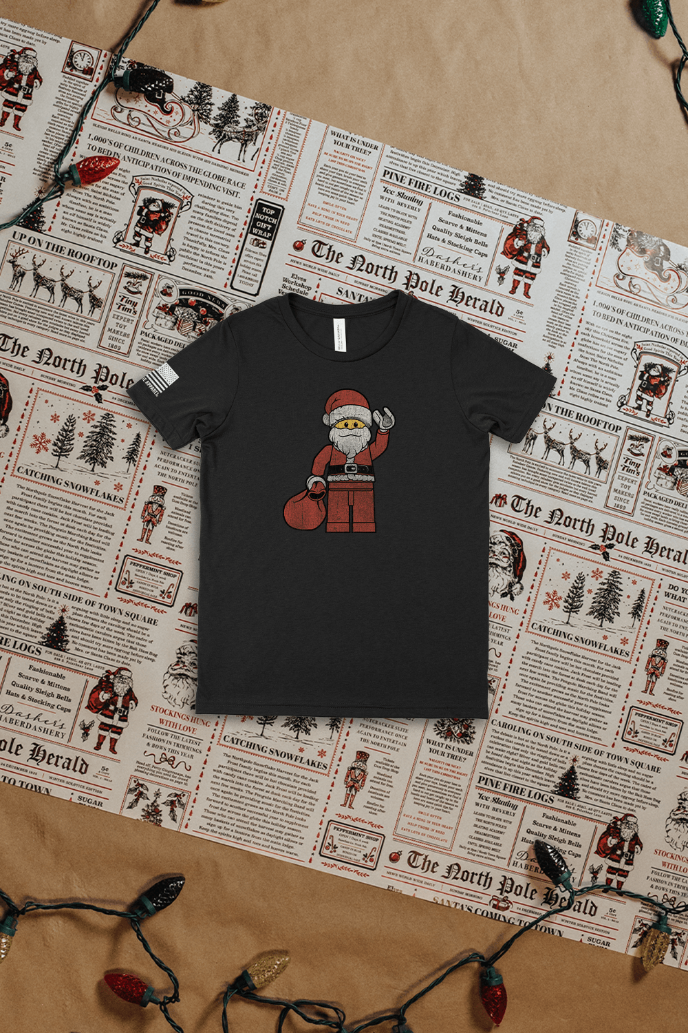 Block Santa - Youth T-Shirt