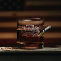 Born In a Tavern American Made Whiskey Glass
