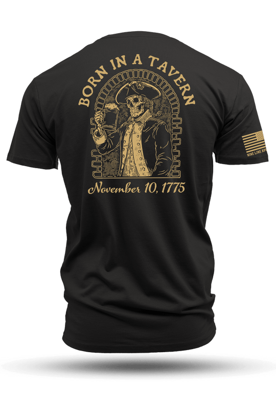 Born in a Tavern - Men's Premium Cotton T-shirt