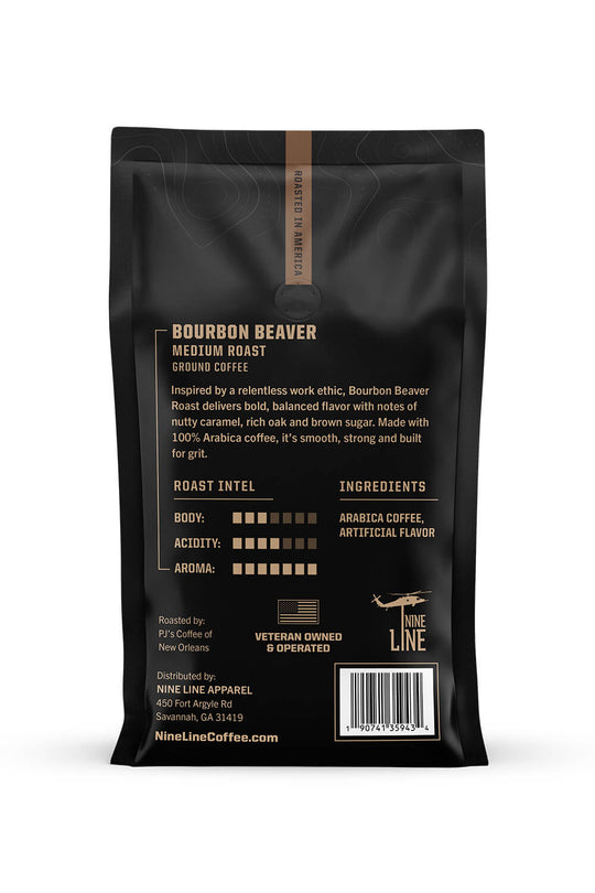 Bourbon Beaver Medium Roast - Ground Coffee | 12OZ