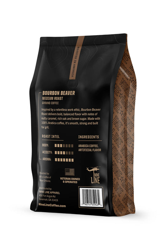 Bourbon Beaver Medium Roast - Ground Coffee | 12OZ