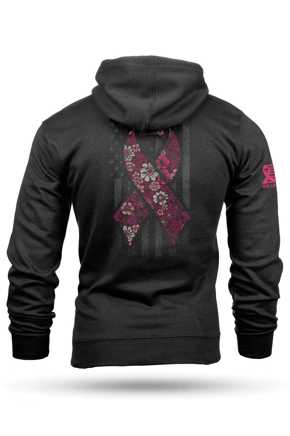 Breast Cancer Ribbon Flag 2025 - Hoodie