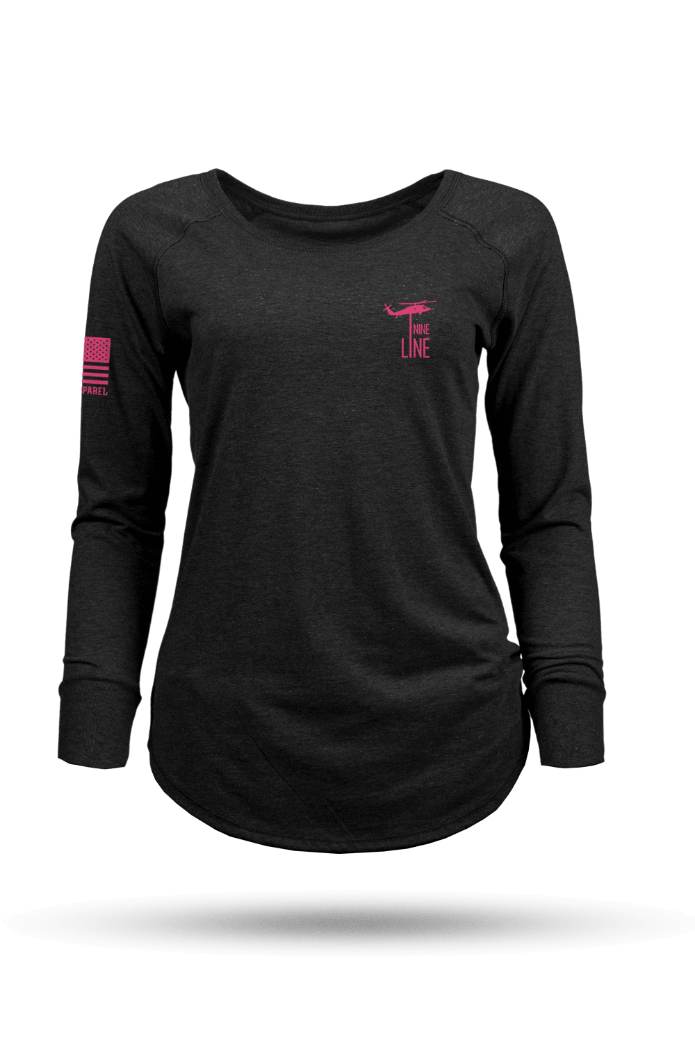 Breast Cancer Ribbon Flag 2025 - Women's Long - Sleeve Shirt