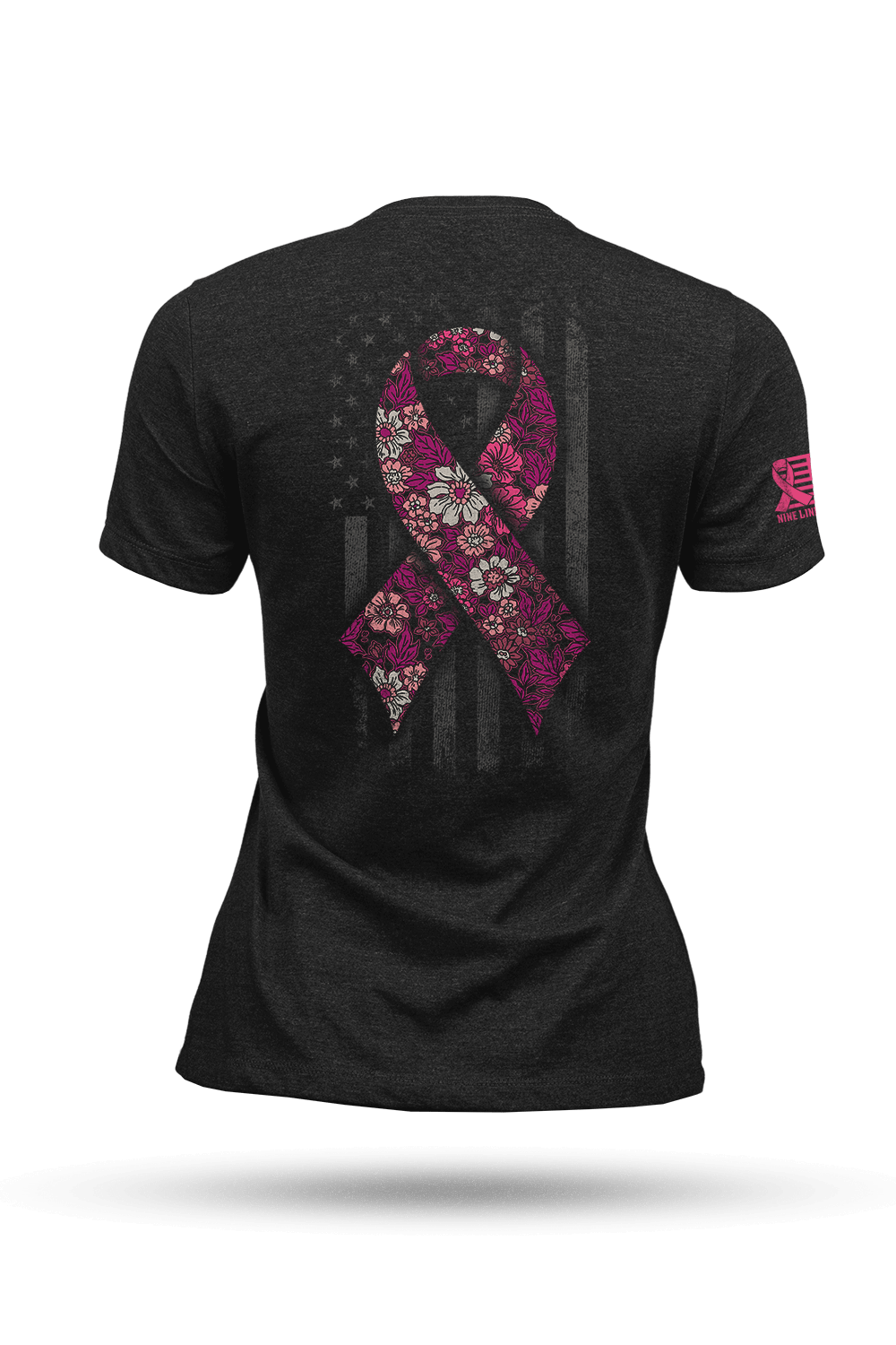 Breast Cancer Ribbon Flag 2025 - Women's T-Shirt