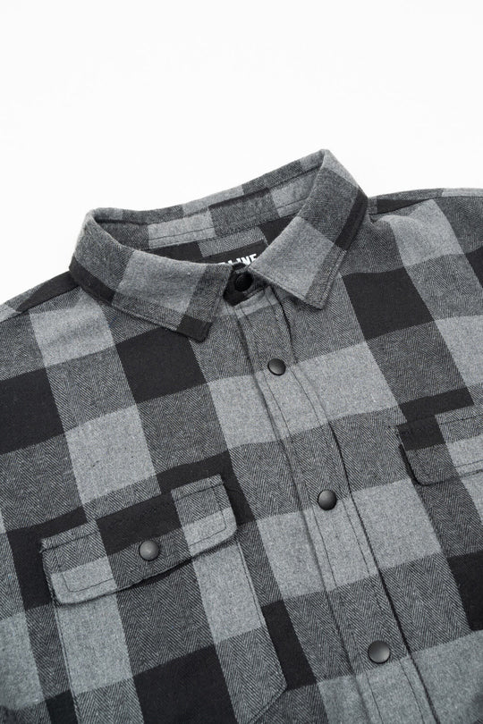 Button - Up Snap Flannel Shirt