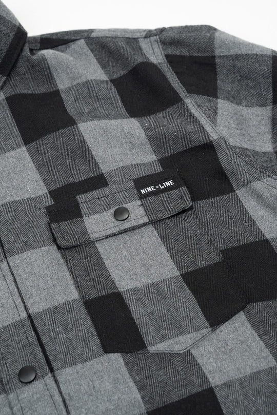 Button - Up Snap Flannel Shirt