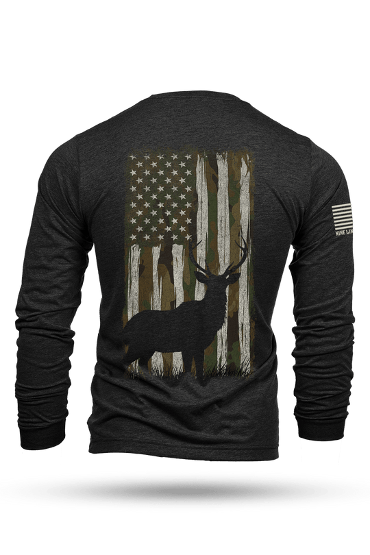 Camo Buck - Long - Sleeve Shirt