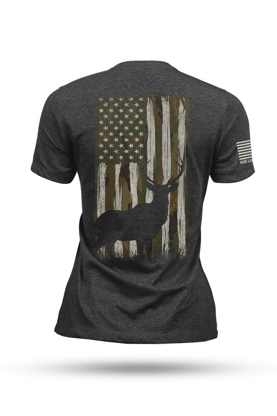 Camo Buck - Women's T-Shirt