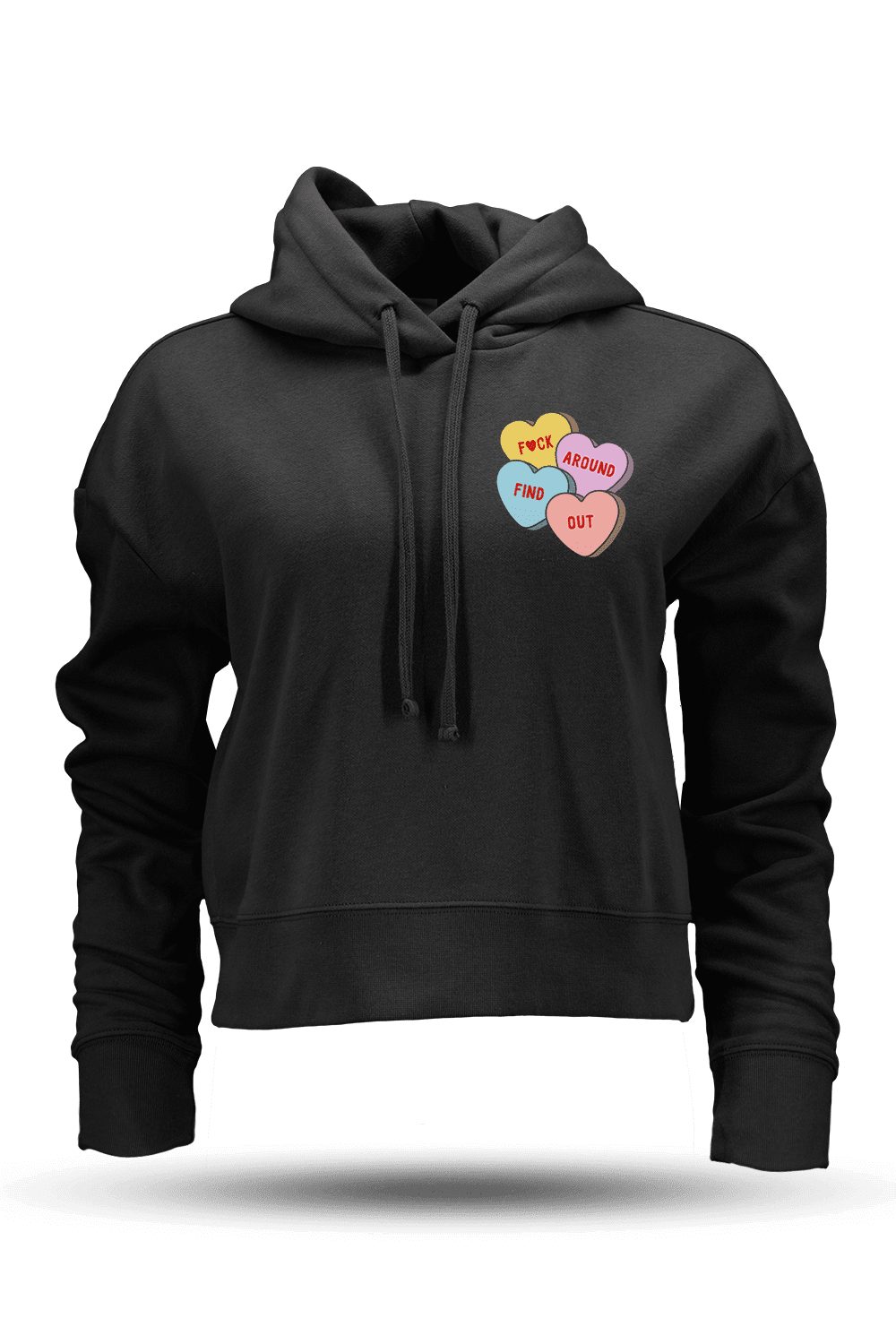 Candy Hearts - Women's Boxy Hoodie