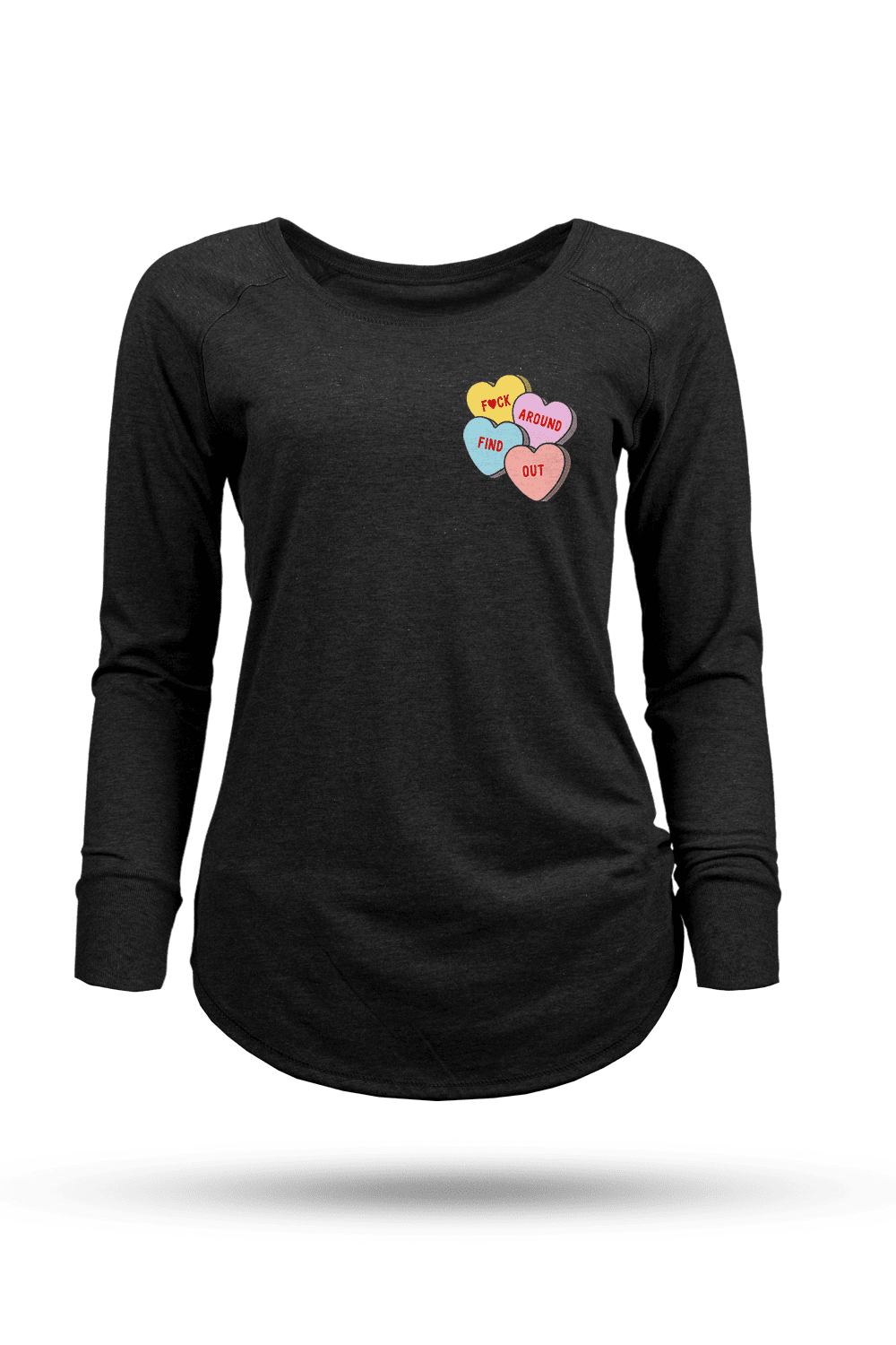 Candy Hearts - Women's Long - Sleeve Shirt