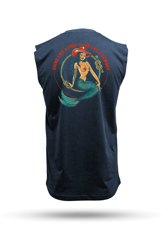 Cowgirl Mermaid - Men's Muscle Tank Top