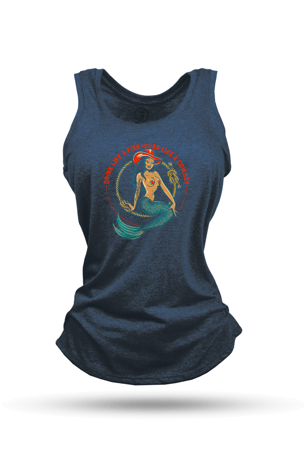 Cowgirl Mermaid - Women's Racerback Tank