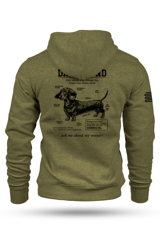 Dachshund Schematic - Hoodie