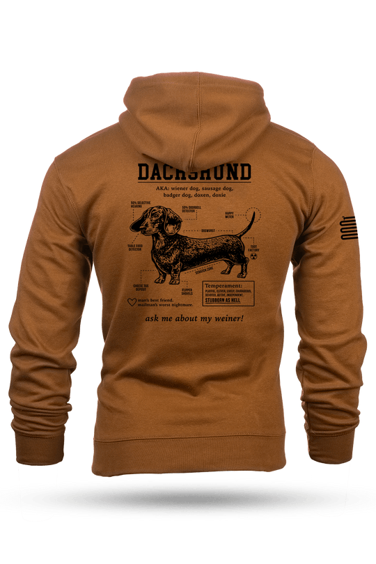 Dachshund Schematic - Hoodie
