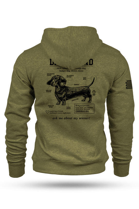Dachshund Schematic - Hoodie
