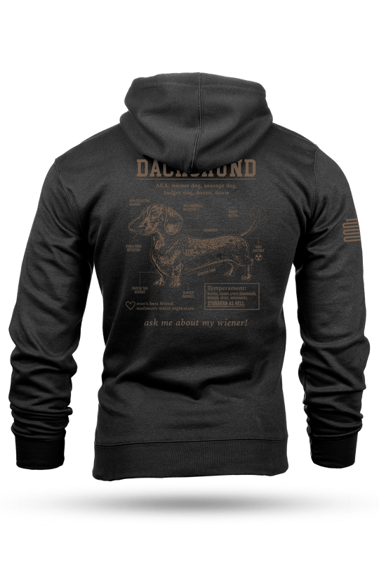 Dachshund Schematic - Hoodie
