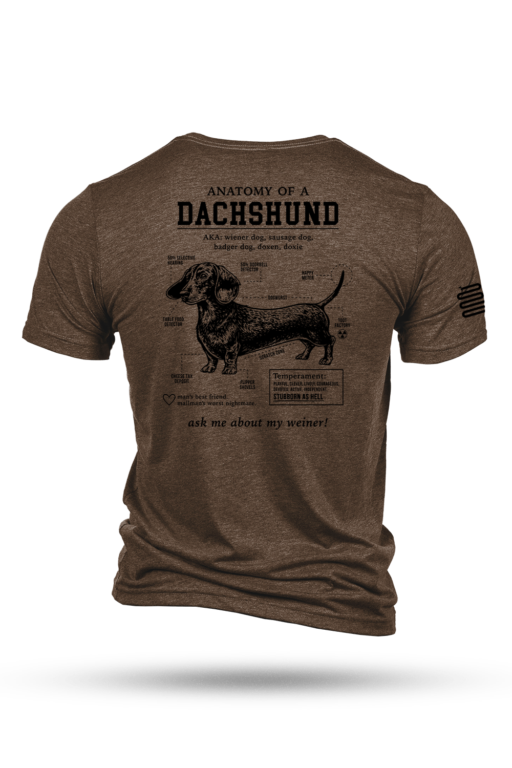 Dachshund Schematic - T-Shirt