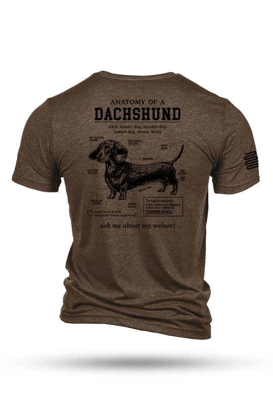 Dachshund Schematic - T-Shirt