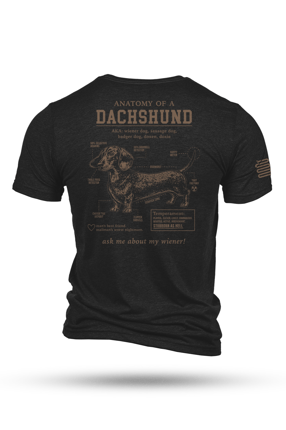 Dachshund Schematic - T-Shirt