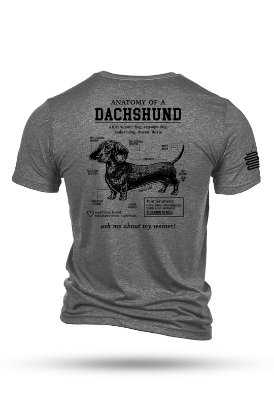 Dachshund Schematic - T-Shirt