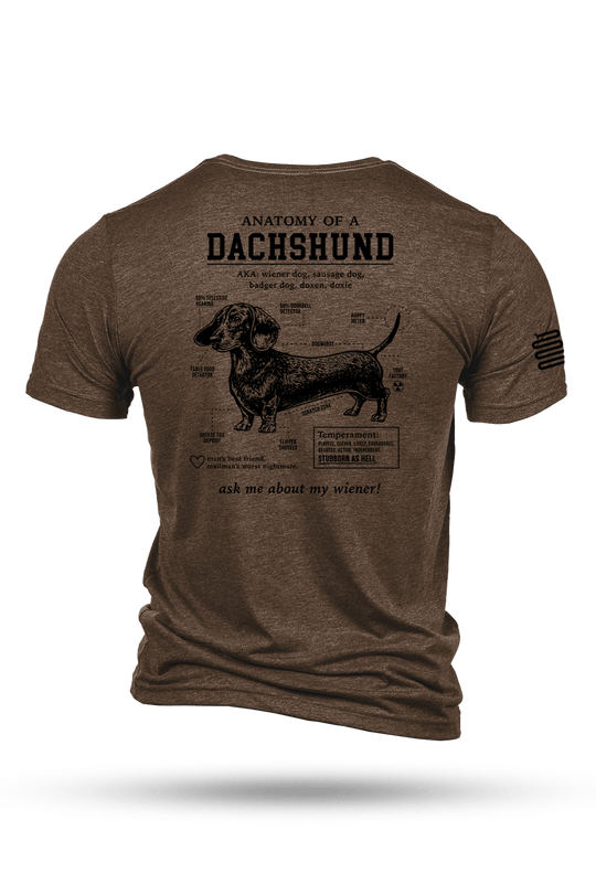 Dachshund Schematic - T-Shirt