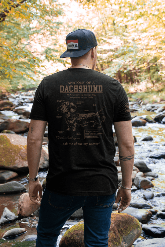 Dachshund Schematic - T-Shirt