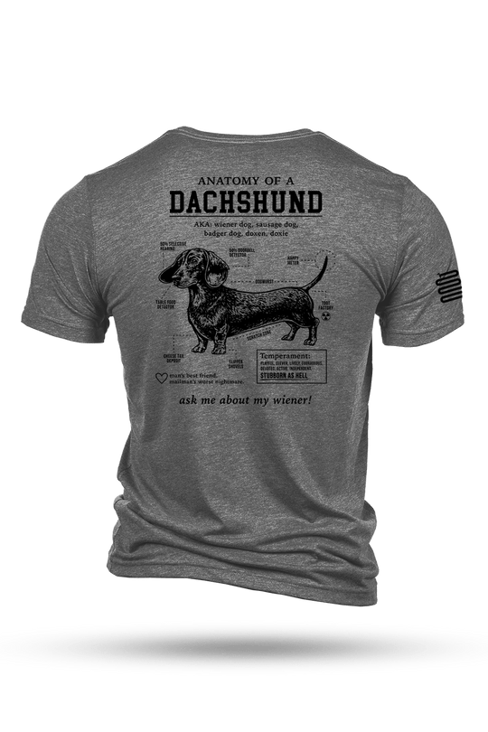 Dachshund Schematic - T-Shirt