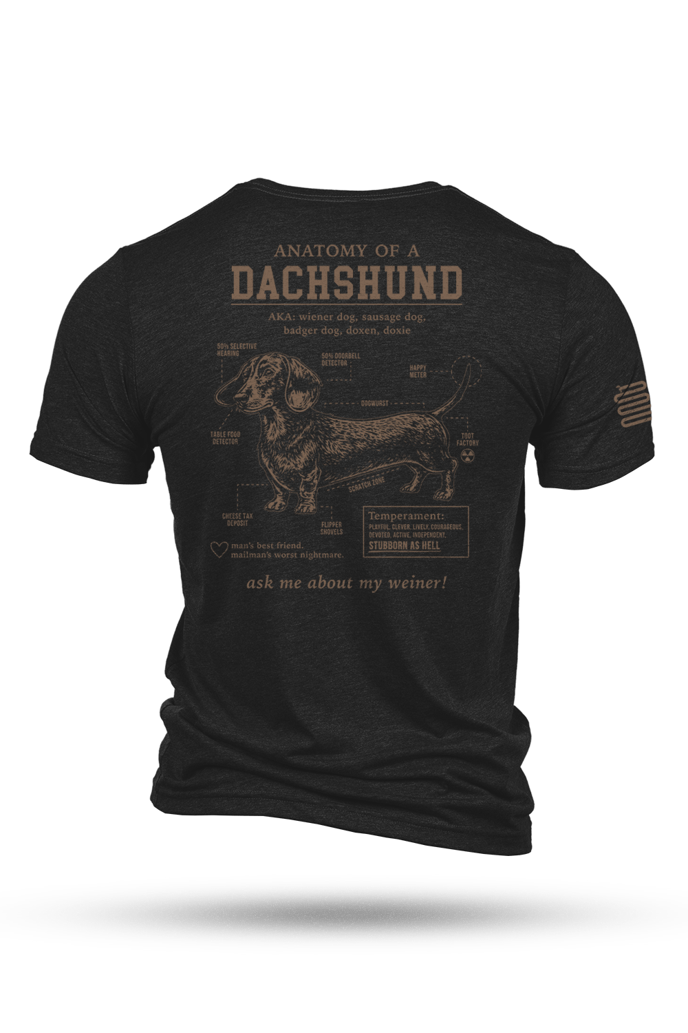 Dachshund Schematic - T-Shirt