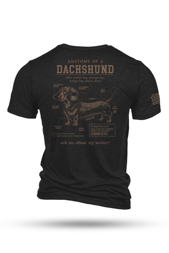Dachshund Schematic - T-Shirt