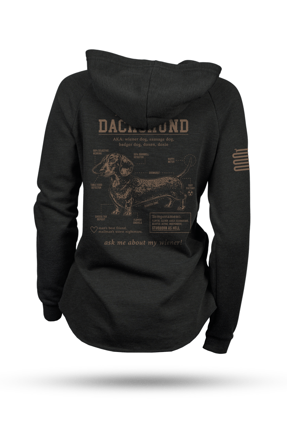 Dachshund Schematic - Women's Hoodie