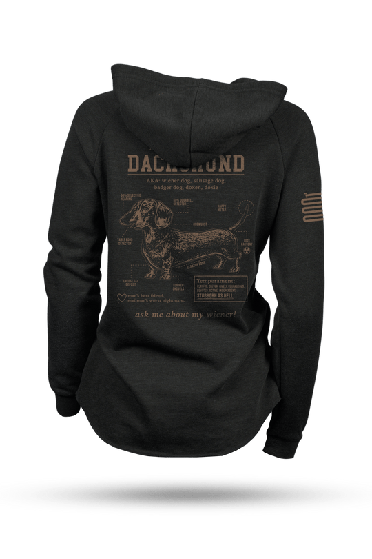 Dachshund Schematic - Women's Hoodie