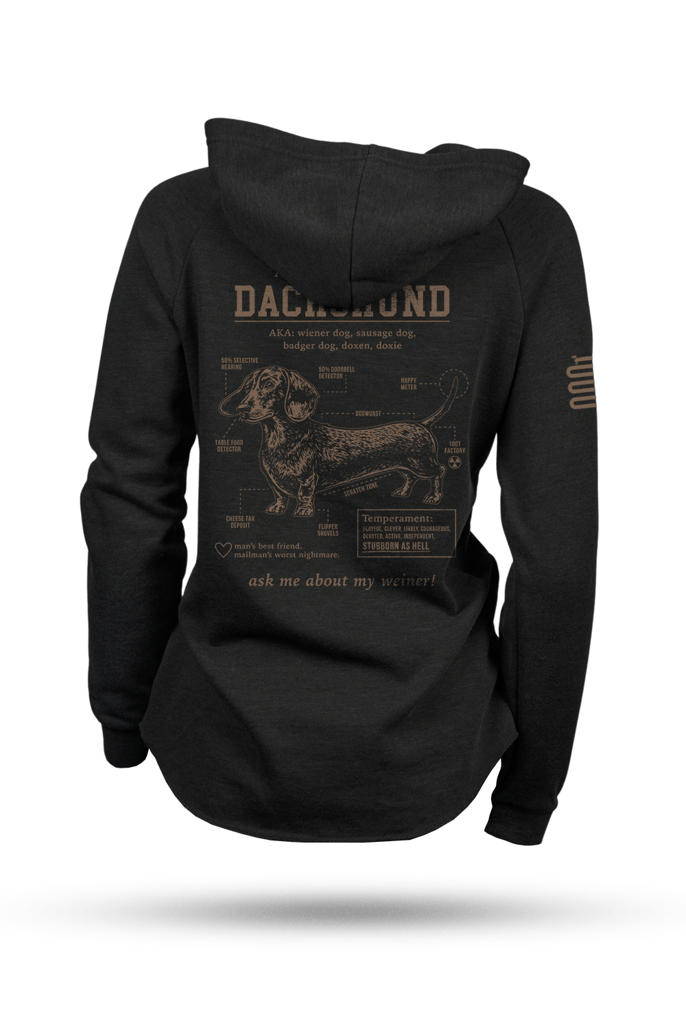 Dachshund Schematic - Women's Hoodie