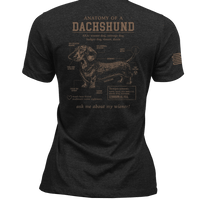 Dachshund Schematic - Women's T-Shirt