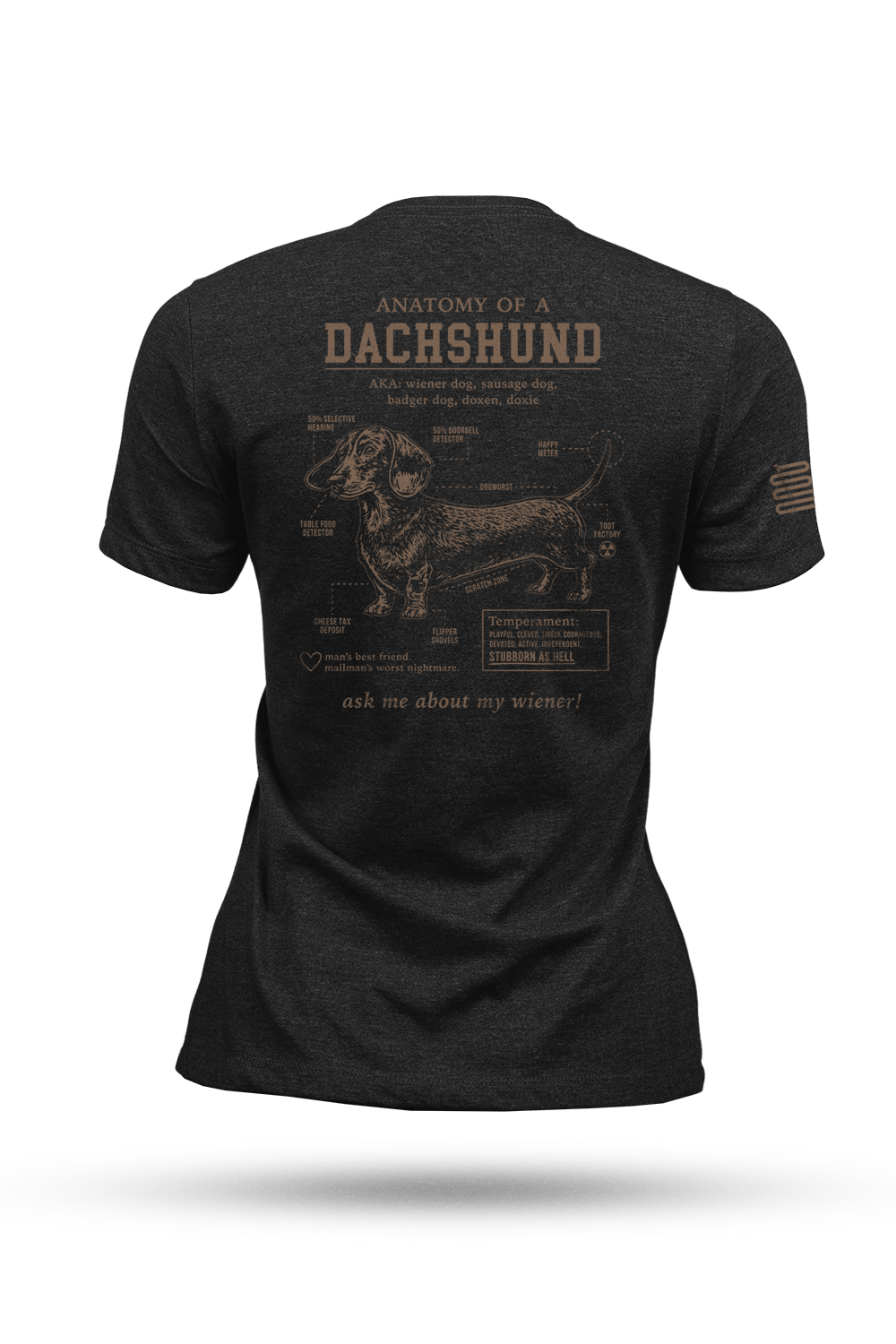 Dachshund Schematic - Women's T-Shirt