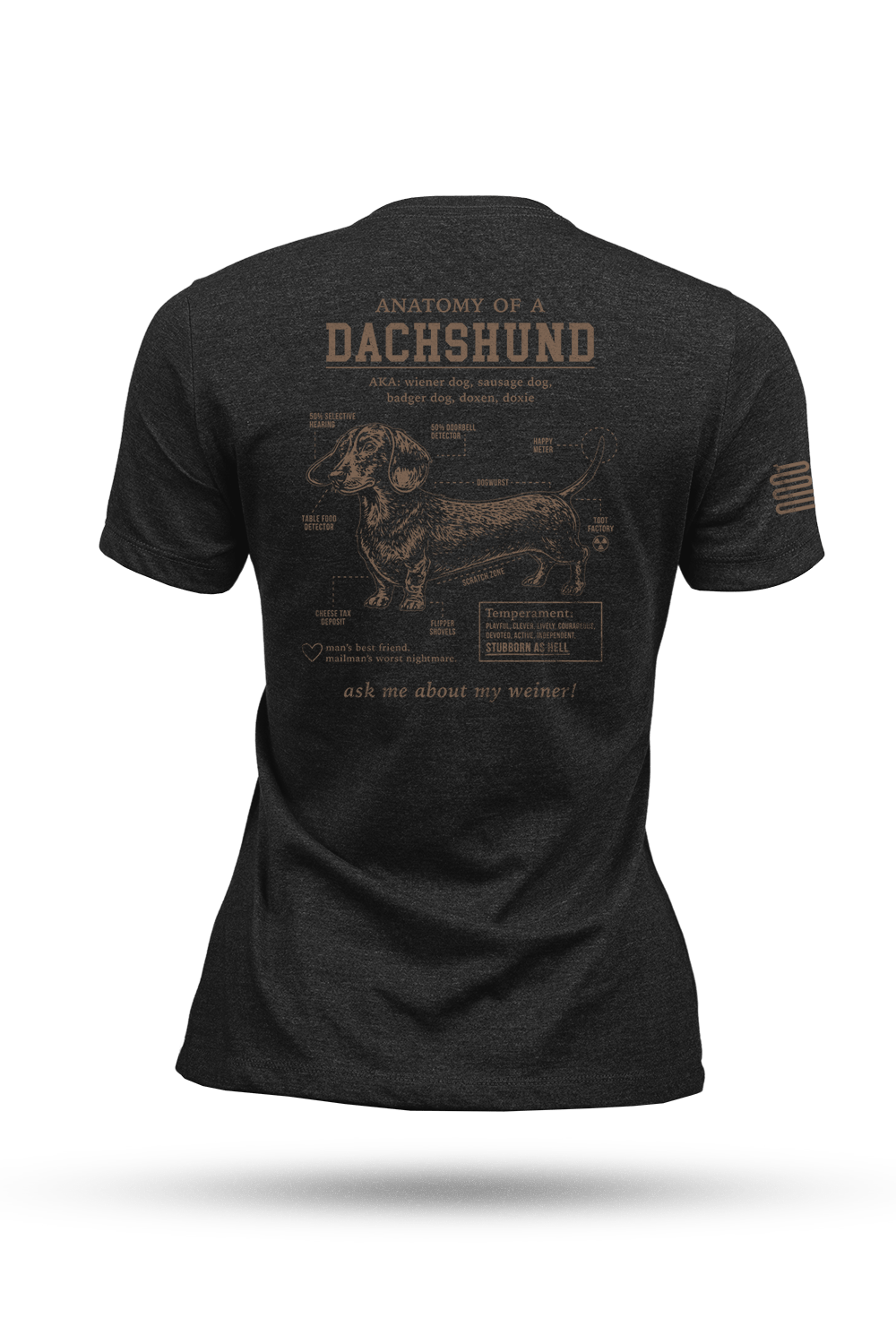 Dachshund Schematic - Women's T-Shirt